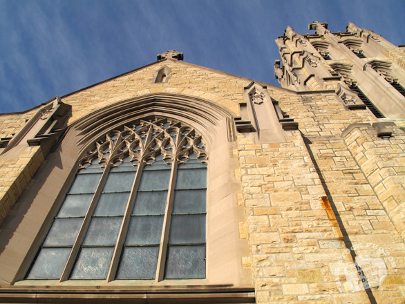 Saint Luke church, church window, stained glass, bell tower, old church, vintage architecture, architecture photo, building, free stock photos, free images, royalty-free image