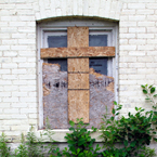 window, damaged window, sealed window, abandoned building, architecture photo, free stock photos, free images, royalty-free image