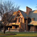 Frank Lloyd Wright house, design, oak park, chicago, landmark building, famous architecture, classic architecture, architecture photo, building, free stock photos, free images, royalty-free image