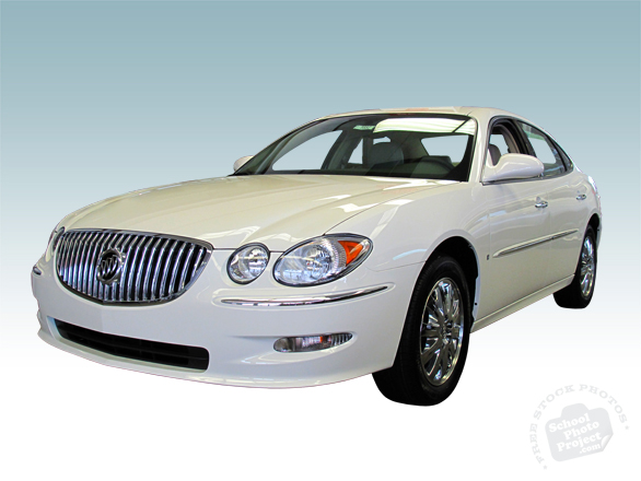 Buick, Buick LaCrosse, Buick sedan, white LaCrosse, new car, luxurious car, auto, automobile, free foto, free photo, picture, image, free images download, stock photography, stock images, royalty-free image