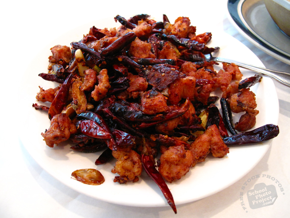 spicy chicken, food photo, Chinese food, Shanghai cuisine, Chinese cuisine, traditional food, free photo, free images, stock photos, stock images, royalty-free image
