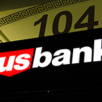 US Bank logo, USBank light sign, USBank brand, corporate identity images, logo photos, brand pictures, logo mark, free photo, stock photos, free images, royalty-free image, photography