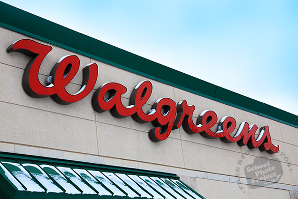 Walgreens logo, Walgreens sign, Walgreens store brand, corporate identity image, logo photo, free logo mark, free stock photo, free picture, royalty-free image