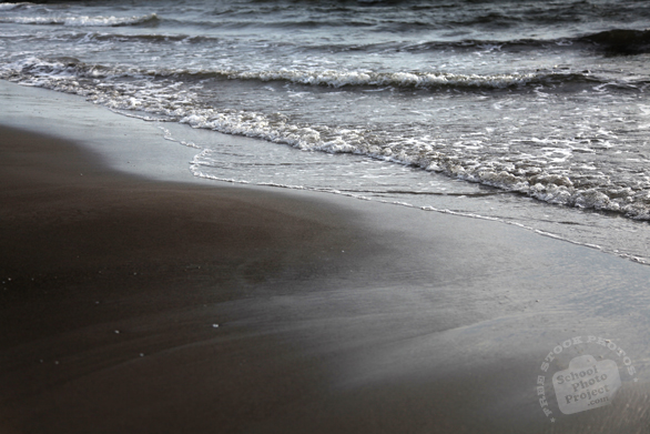 beach, sea water, wave, rush to shore, sandy beach, nature photo, free stock photo, free picture, stock photography, royalty-free image