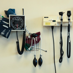 otoscope, auriscope, blood pressure monitor, sphygmomanometer, ophthalmoscope, fundoscopy, medical equipment, doctor tools, free stock photo, picture, free images download, stock photography, royalty-free image