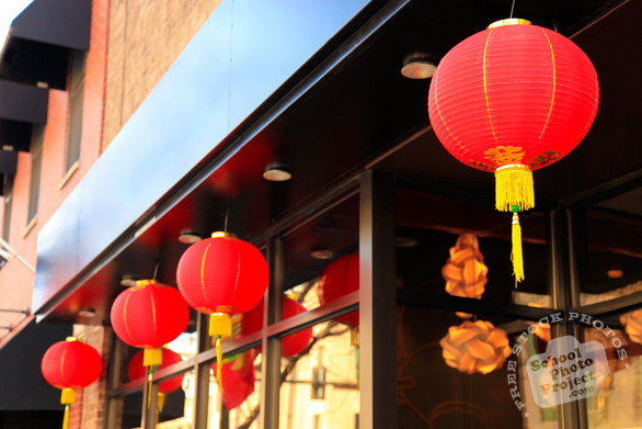 Chinese lantern, red lantern, oriental lanterns, Chinatown decoration, daily objects, free stock photo, picture, free images download, stock photography, royalty-free image
