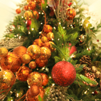 Christmas tree, Christmas decoration, Christmas ornaments, Xmas celebration, bauble, religious holiday, seasonal picture, holidays celebration, free stock photo, free picture, stock photography, royalty-free image