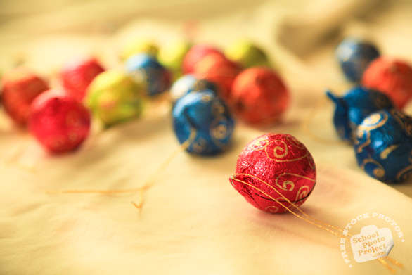 chocolate, Christmas assortment, Christmas decoration, Xmas celebration, bauble, religious holiday, seasonal picture, holidays celebration, free stock photo, free picture, stock photography, royalty-free image